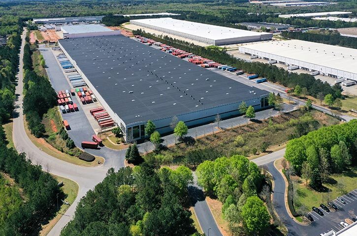 Aerial 1 of 150 Greenwood Industrial Parkway in McDonough, GA