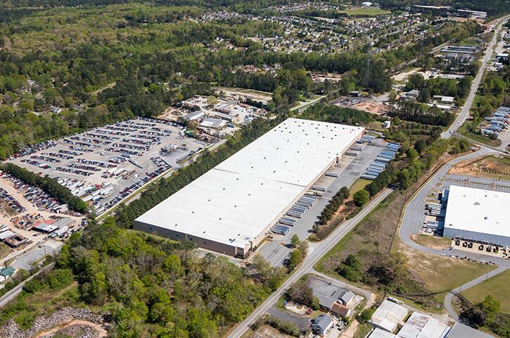 Aerial 2 view of 9250 South Main Street in Jonesboro, GA
