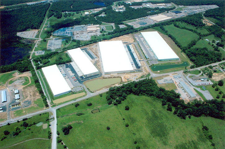 Aerial of Shelby Commerce Park Five in Birmingham, AL